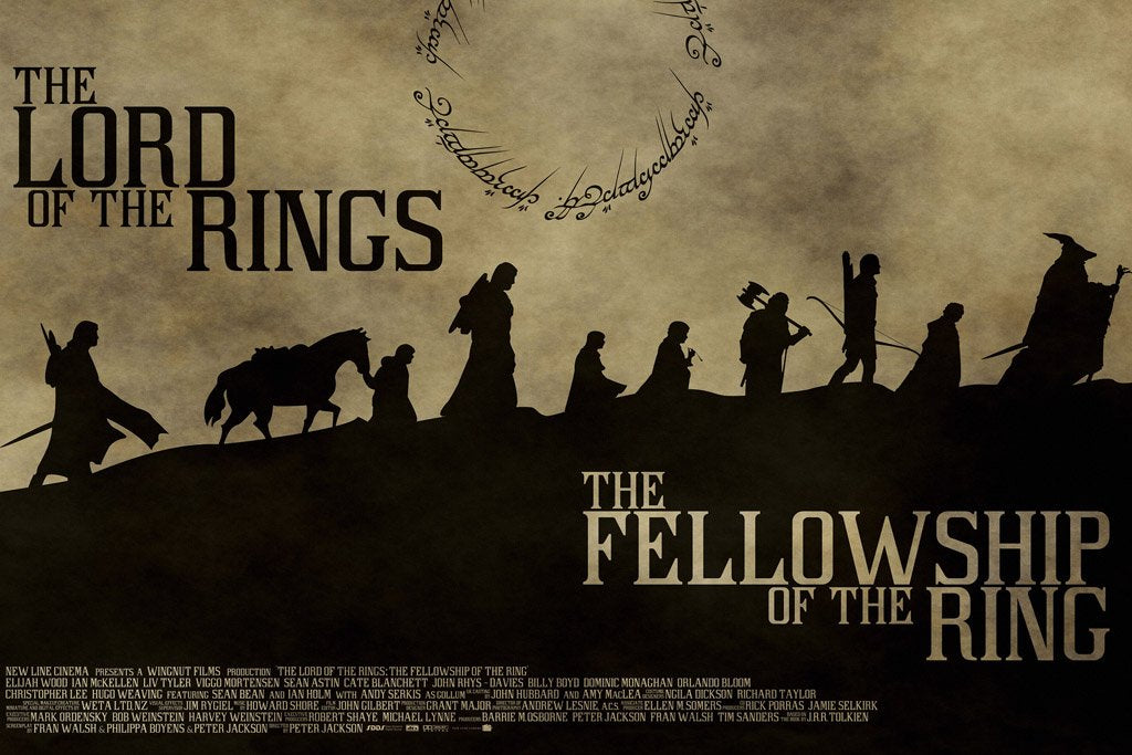 Fellowship Of The Ring Duration The Fellowship of the Ring (2001) Poster – My Hot Posters