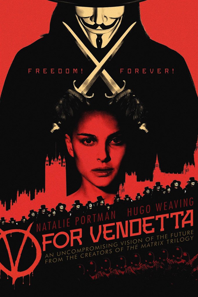 V For Vendetta 2005 Movie Poster My Hot Posters