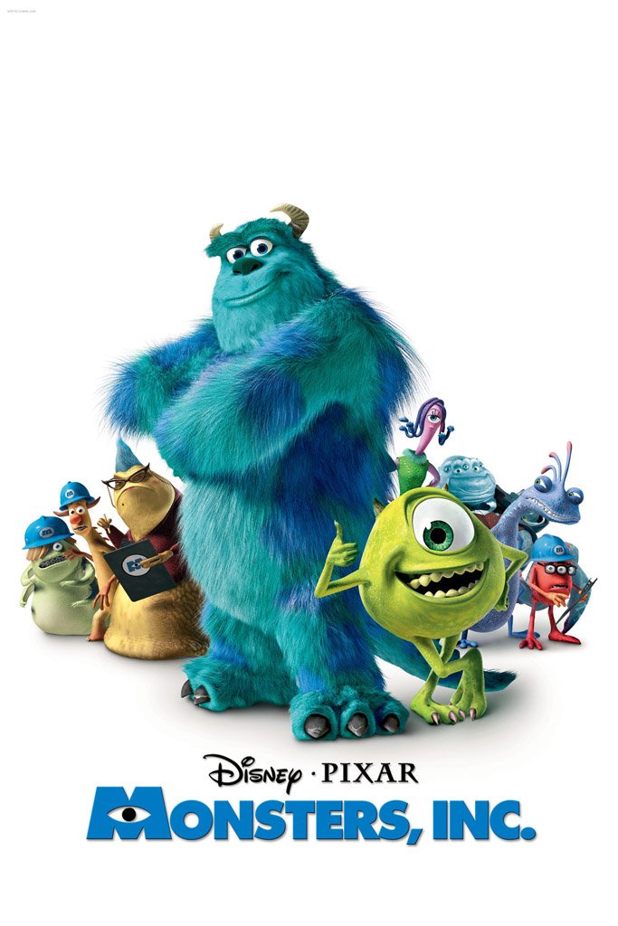 Image result for monsters inc movie poster