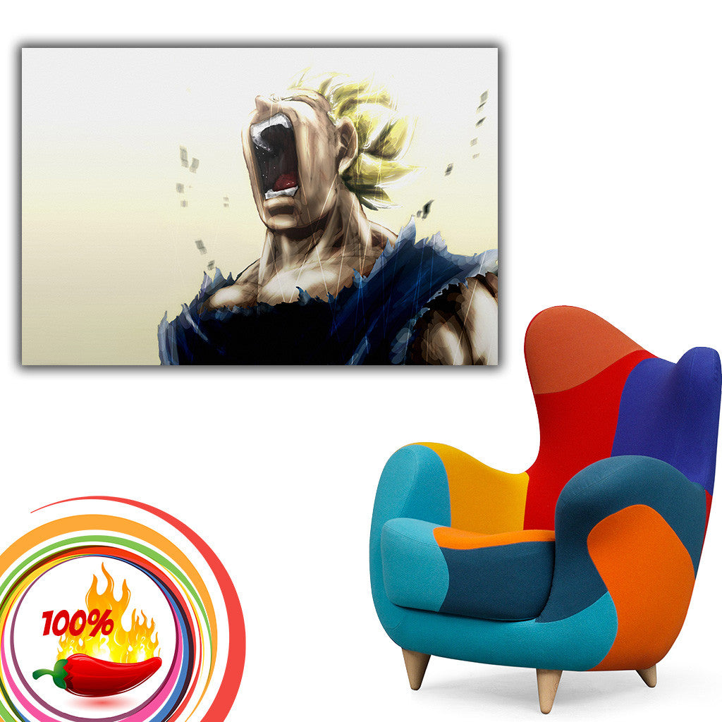 Dragon Ball Z Scream Anime Poster - My Hot Posters