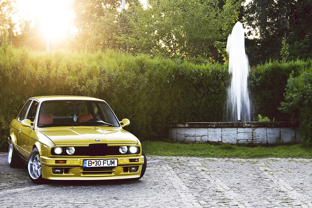 BMW E30 Tuning Retro Vintage Car Auto Poster - My Hot Posters