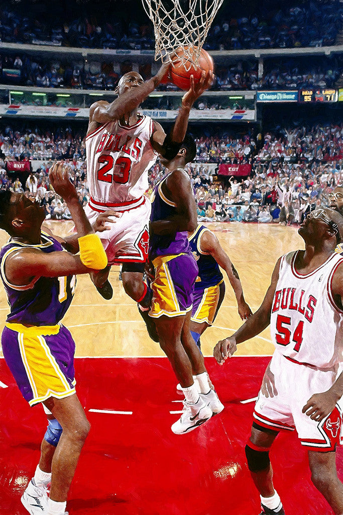 Michael Jordan 1991 NBA Finals Basketball Poster – My Hot Posters