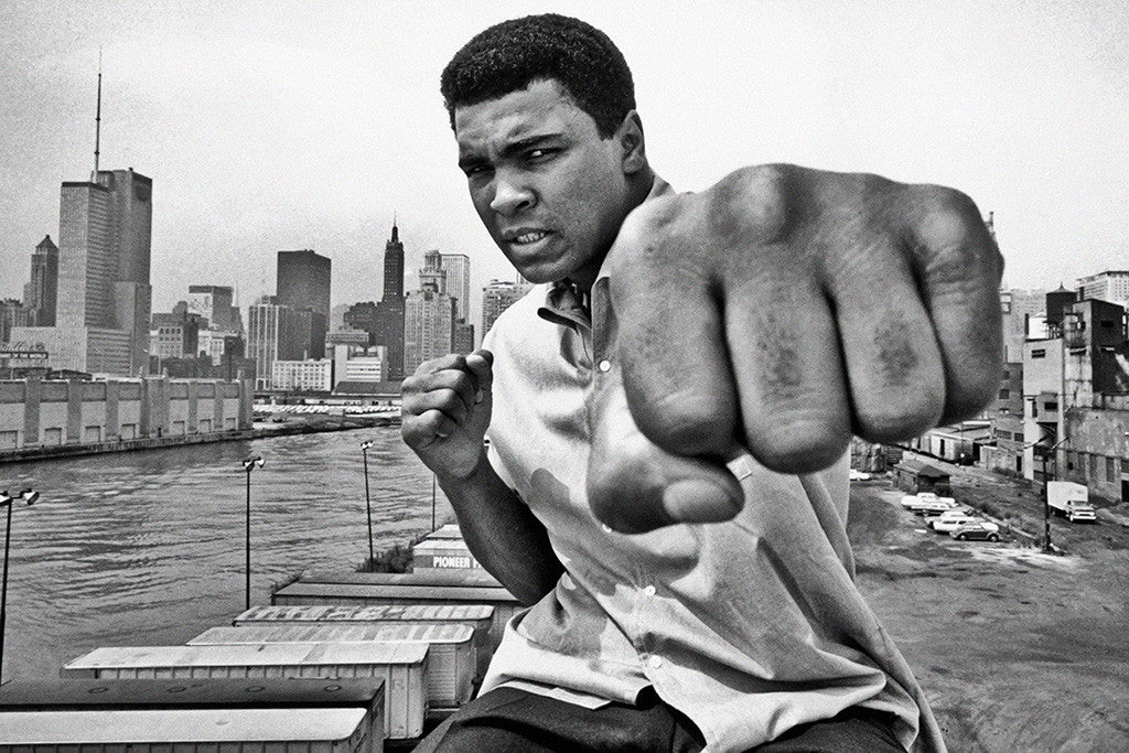 Muhammad Ali Fist Punch Poster – My Hot Posters