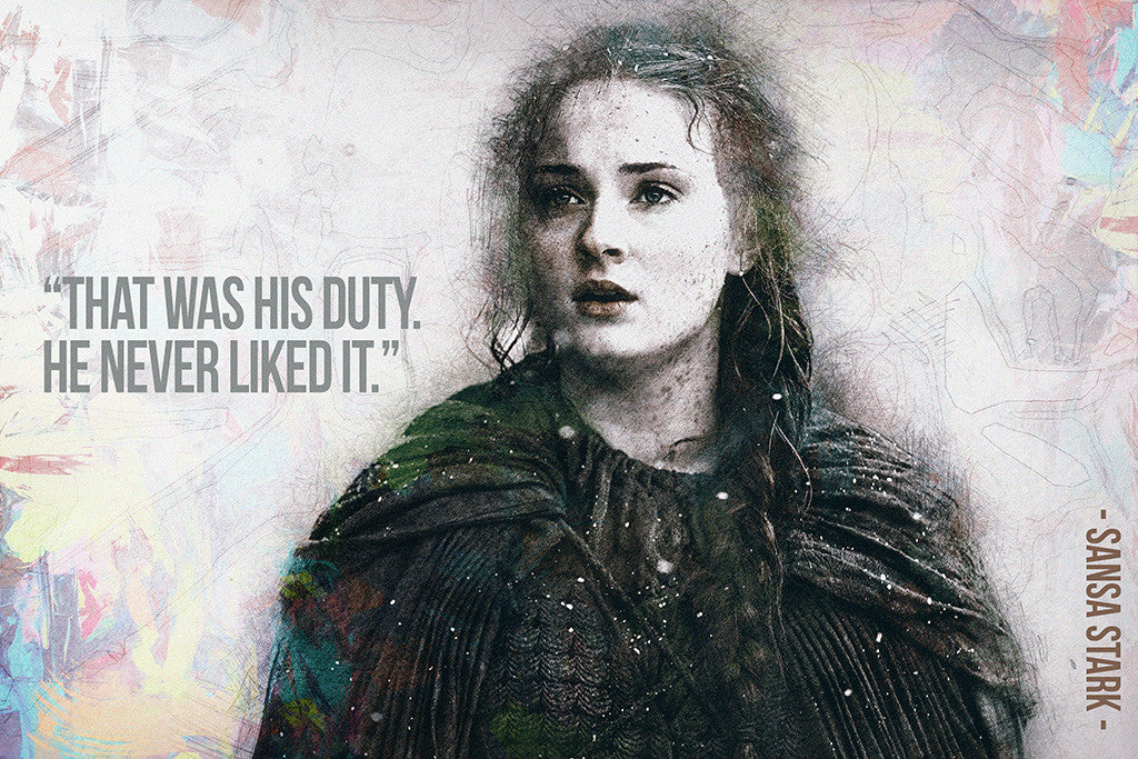 Sansa Stark Got Game Of Thrones Quotes Poster My Hot Posters