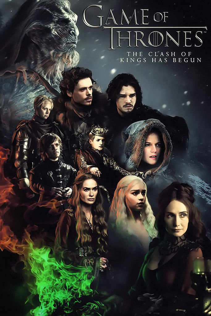 Game Of Thrones Characters Poster - My Hot Posters
