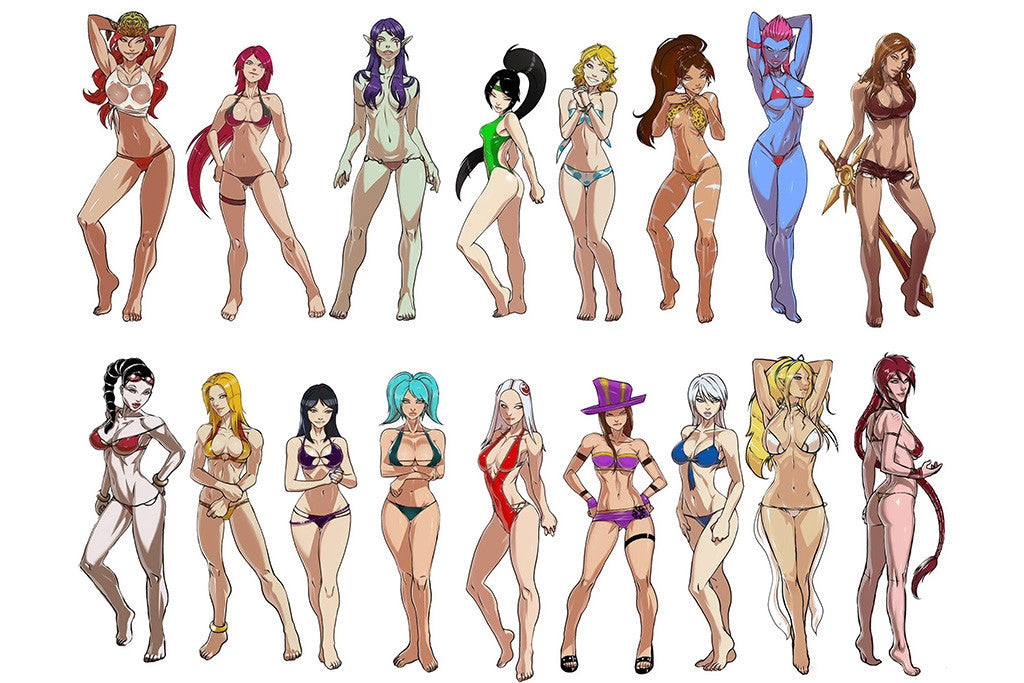 1024px x 683px - Lol girl characters nude - Quality porn