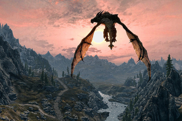 flying a dragon in skyrim