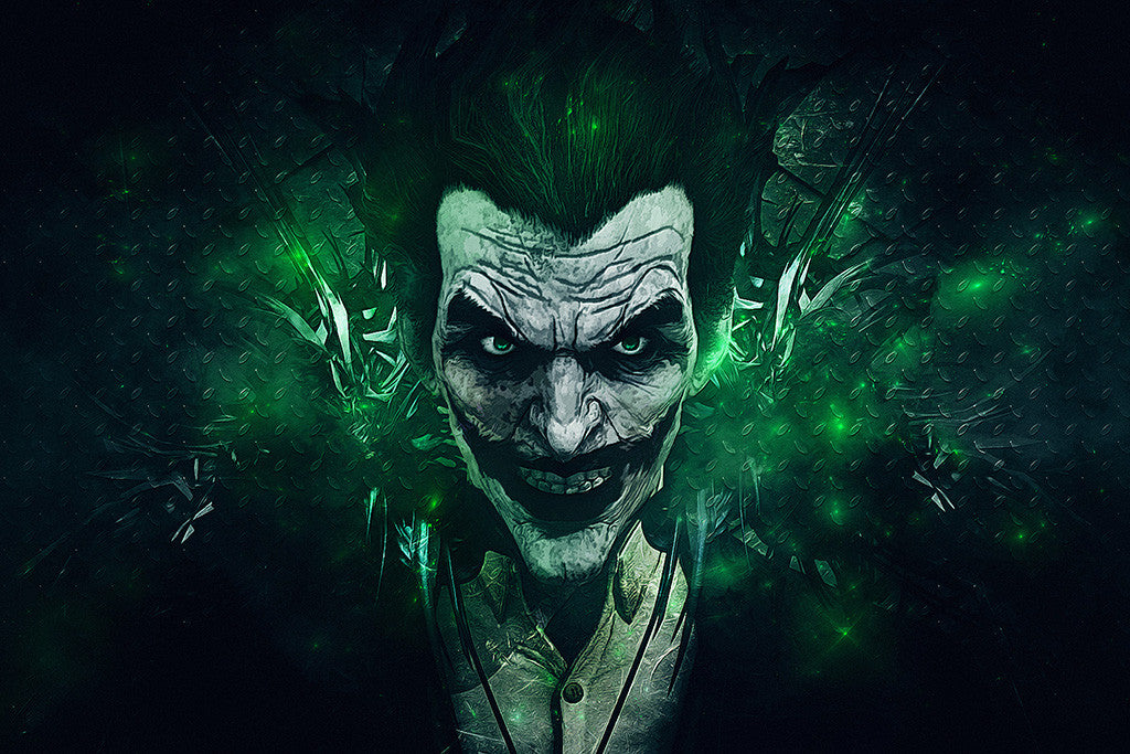 Batman: Arkham Origins Green Joker Poster – My Hot Posters