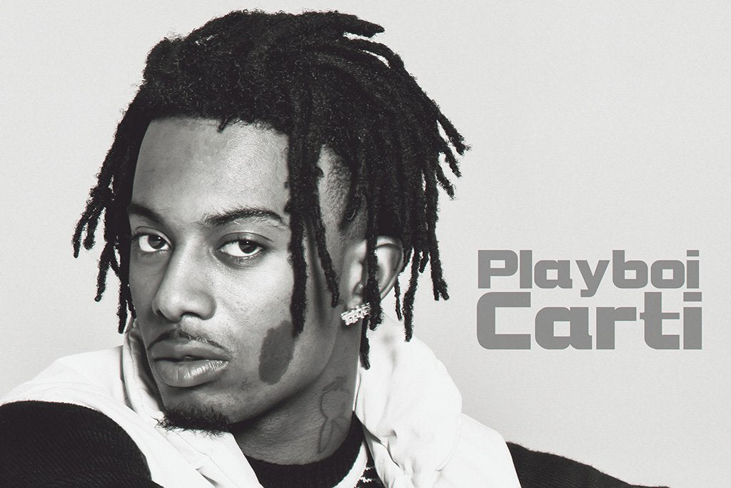 Playboi Carti Black and White Poster – My Hot Posters