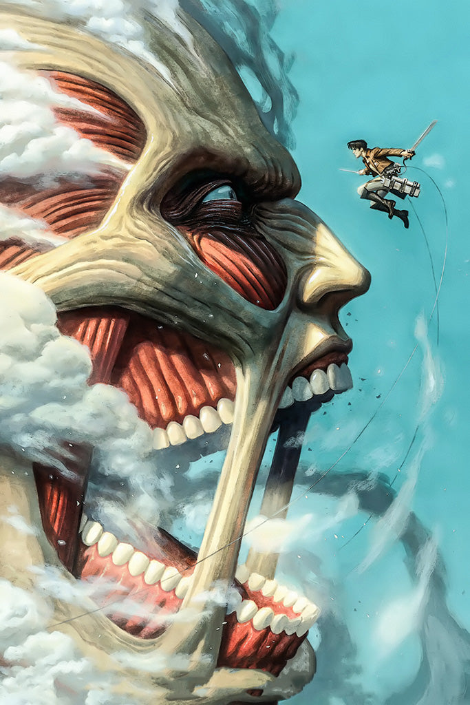 Attack on Titan Face Poster – My Hot Posters