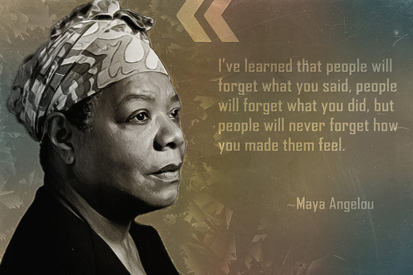 Maya Angelou Quote I’ve Learned That People Poster – My Hot Posters