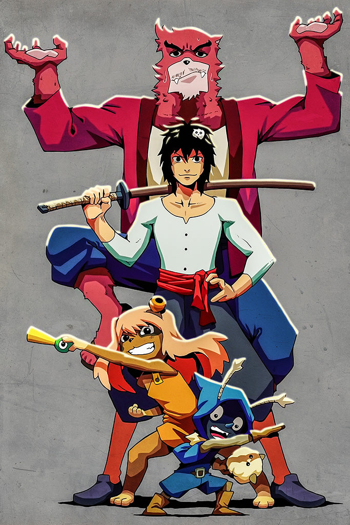 Bakemono No Ko Anime Art Poster My Hot Posters