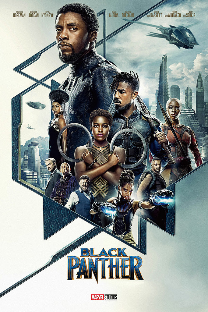 Image result for black panther movie poster