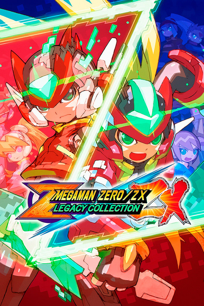 Megaman Zero Poster Rockman Zero ロックマンゼロ Zx Legacy Collection Print Artwork Handmade Products Pubfactor Ma