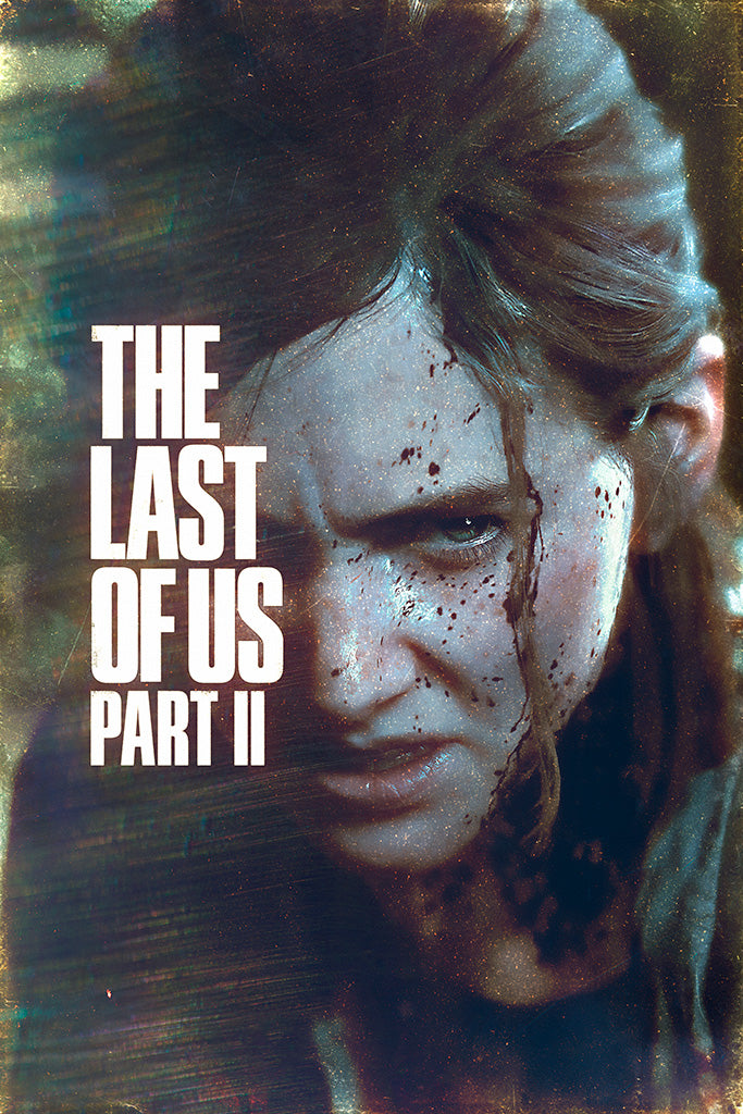 Kunst 40x30cm 127497 The Last Of Us Part Ii Logo Poster Plakat Gerahmt Antiquitaten Kunst