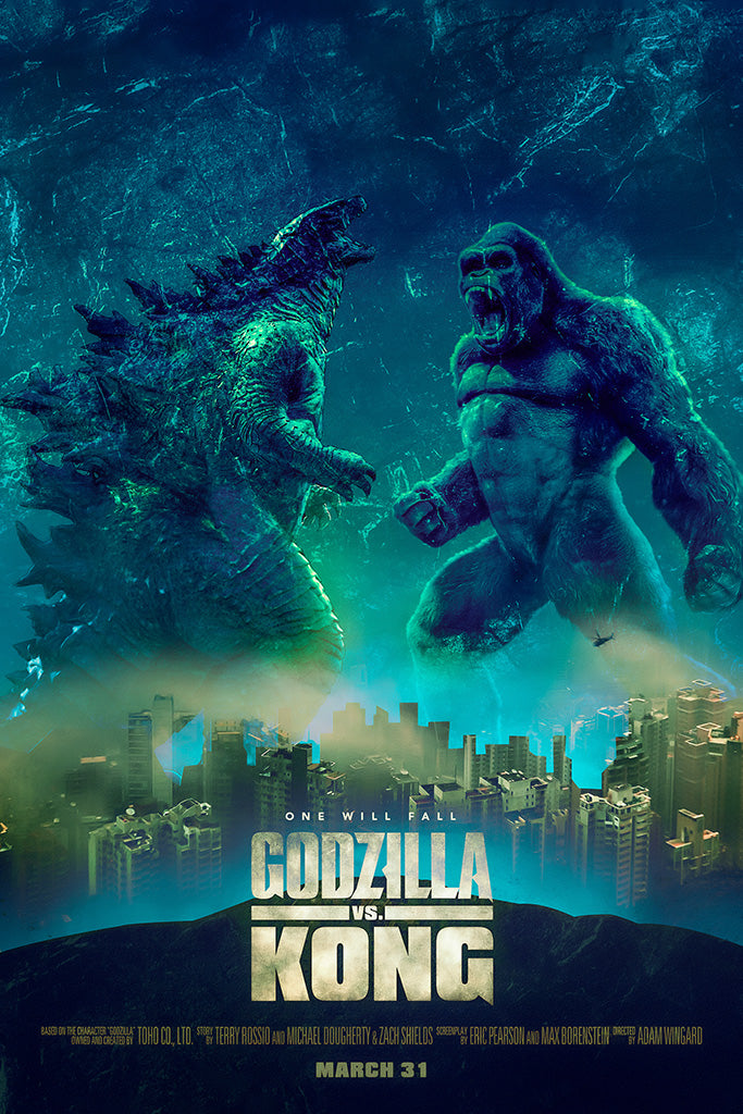 Godzilla v Kong Movie Film Poster – My Hot Posters