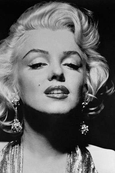 Marilyn Monroe Face Black and White Poster – My Hot Posters