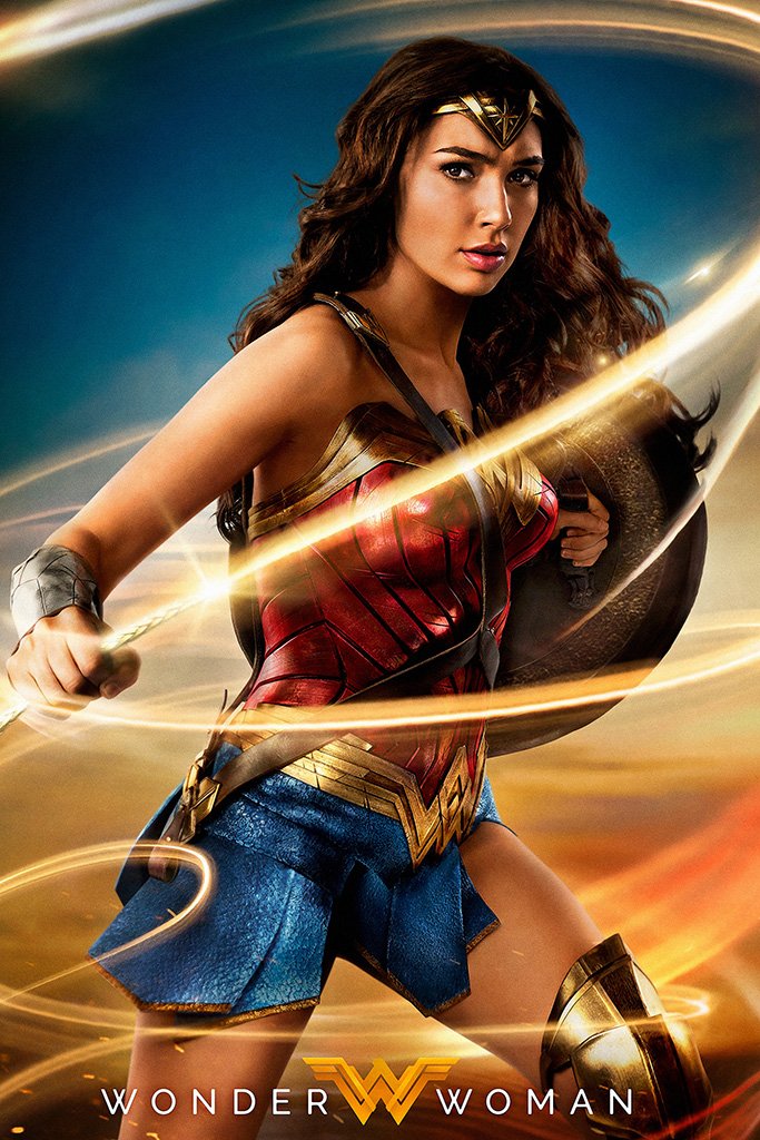 Wonder Woman 2017 Hot Gal Gadot Movie Poster - My Hot Posters