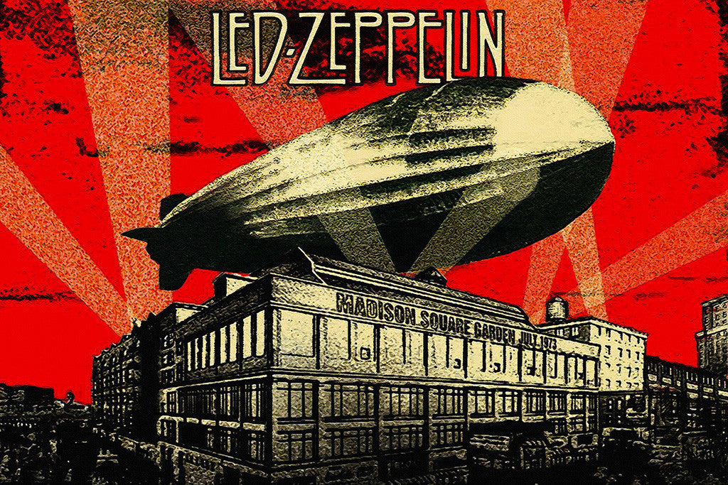 Download Led Zeppelin Album Cover Mothership Classic Rock Poster - My Hot Posters