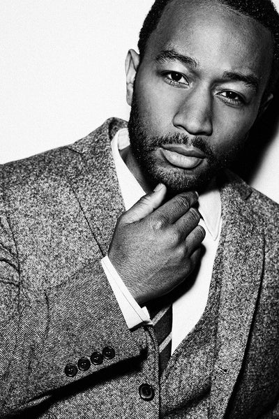 John Legend Music Black and White Poster – My Hot Posters