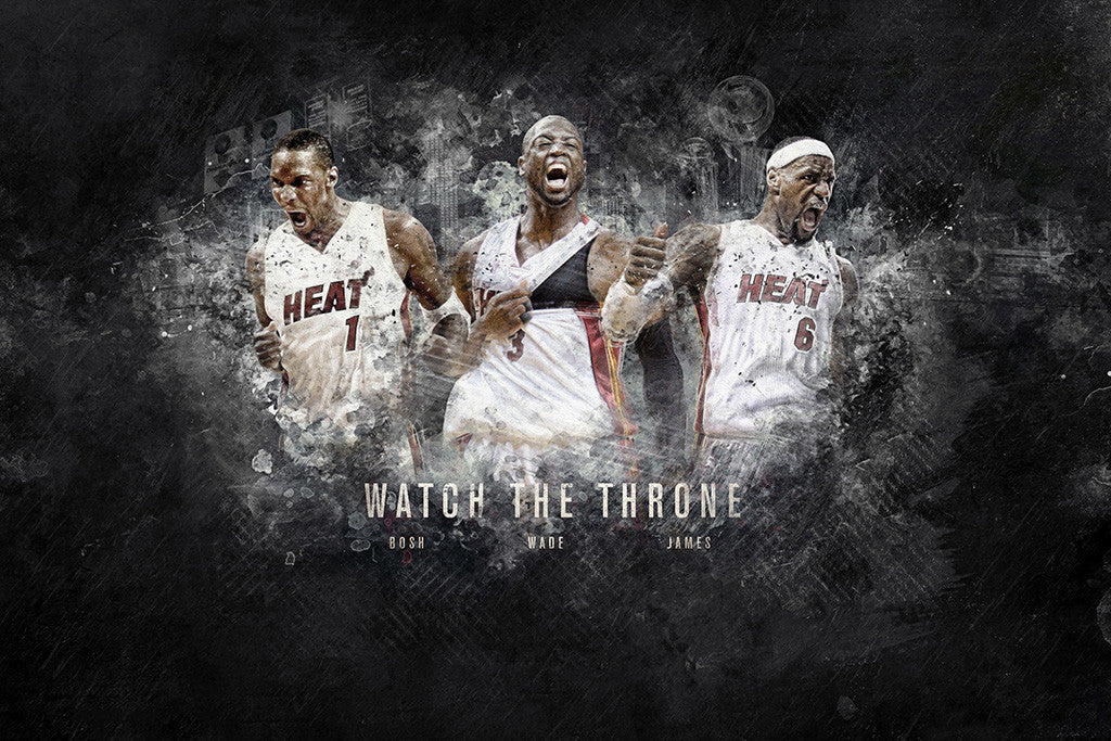 dwyane wade lebron poster