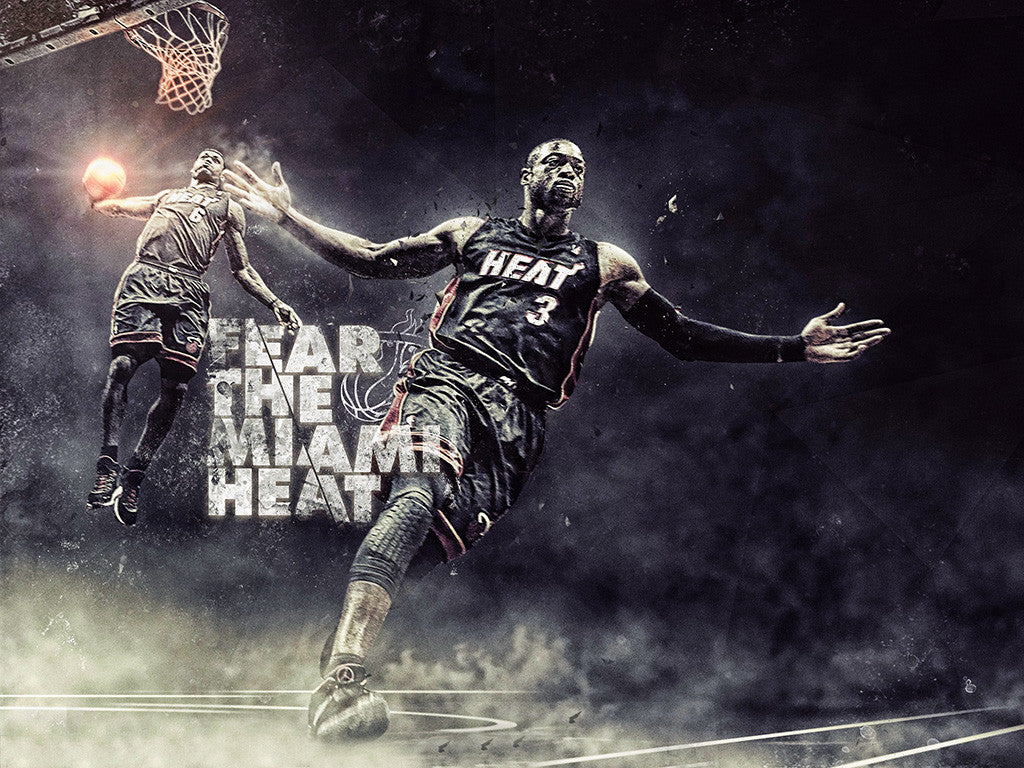 Lebron James Dwyane Wade Miami Heat 