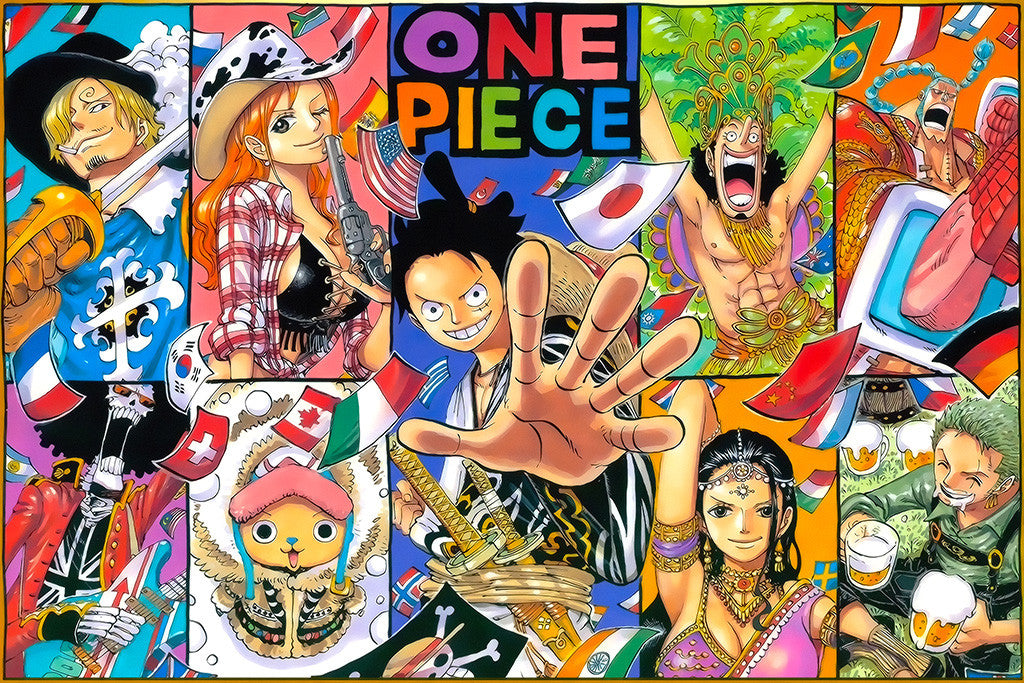One Piece Japanese Anime Poster – My Hot Posters