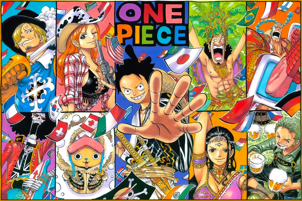 One Piece Clear File, Bookmark, Collection Sheet, Poster Huge Lot Anime