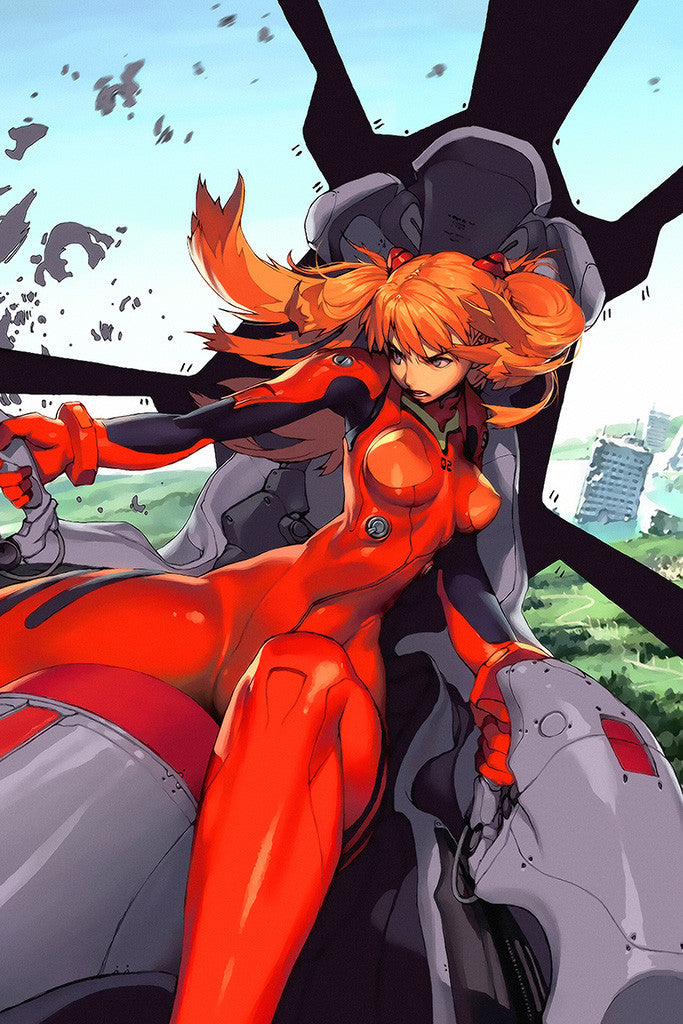 Evangelion Asuka Anime Poster - My Hot Posters