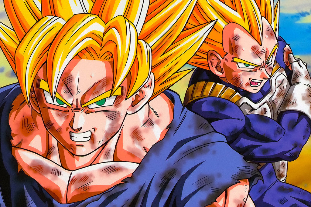 Dragon Ball Z Goku Vegeta Anime Poster – My Hot Posters