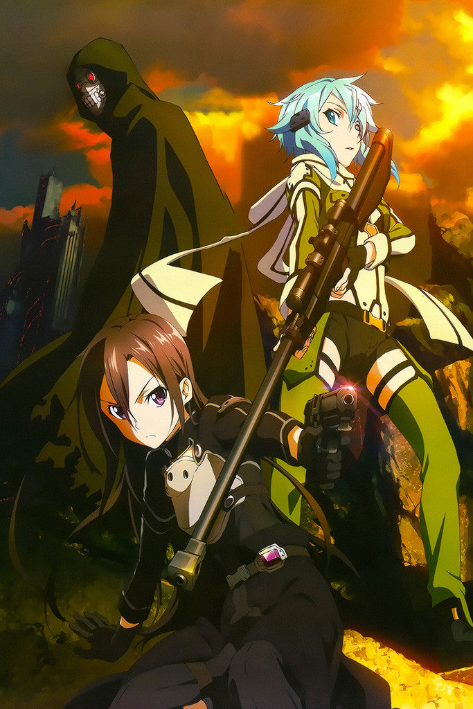 Sword Art Online Ggo Kirito Anime Poster – My Hot Posters