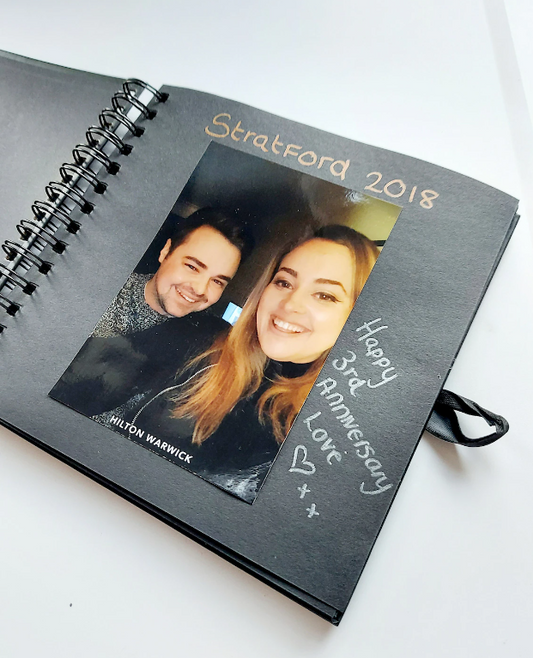 Our Story So Far Personalised Scrapbook, Couples Memory Book