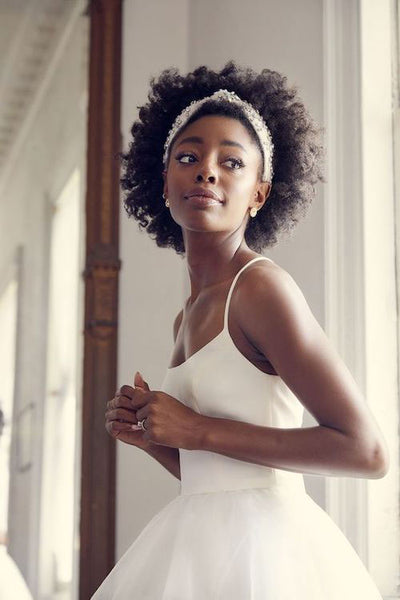 afro headband with jewels