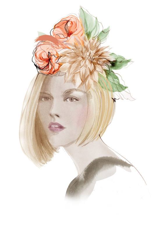 Dahlias with a Modern Bob