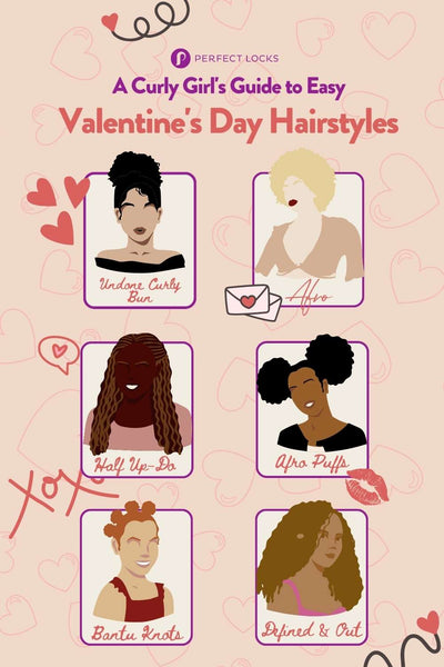 Valentine’s Day Hairstyles Infographic