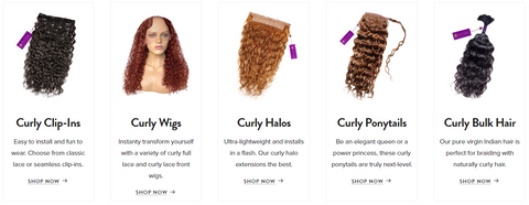 Curly Hair Extensions1
