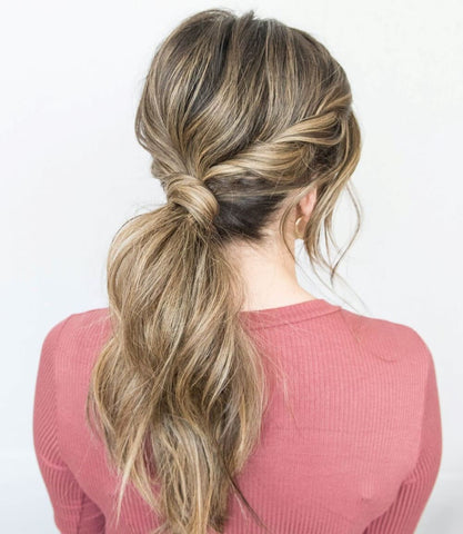 Low Ponytail with a Twist