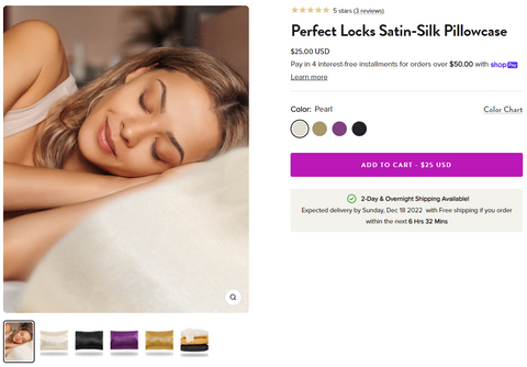 Satin-Silk Pillowcase