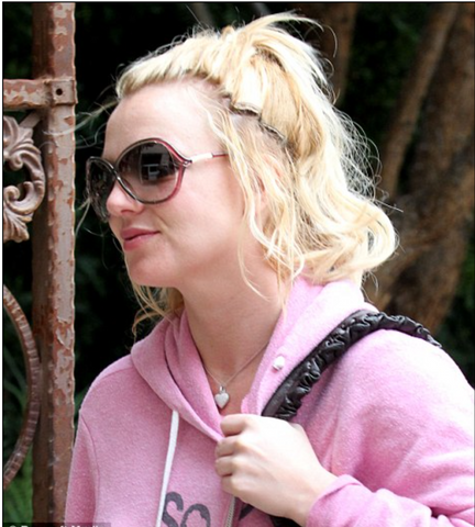 britney spears hair extensions