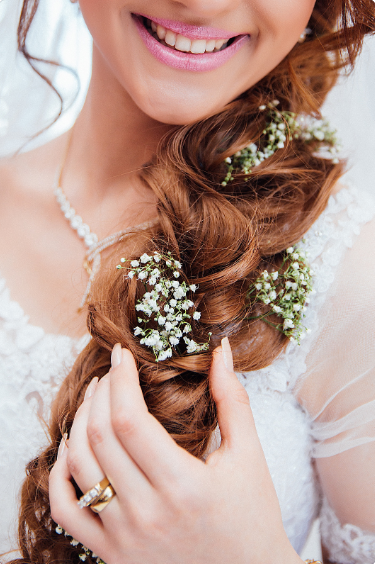 Side-Swept Updo Hairstyle