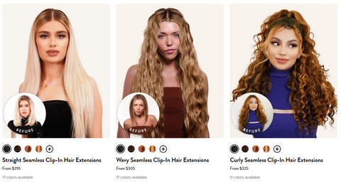 Seamless Clip-In Hair Extensions