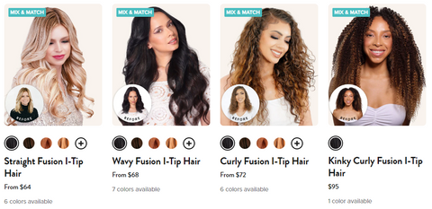 Shop Fusion Hair Extensions