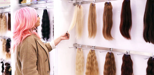 Shopping for Hair Extensions at Perfect Locks