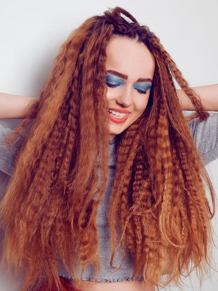 crimping hairstyle is in trend