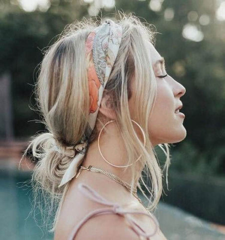 Messy Bun with a Headband