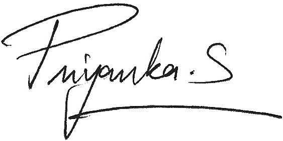 Priyanka Signature