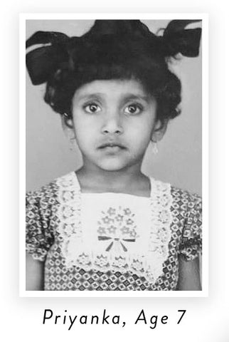 Priyanka as a little girl