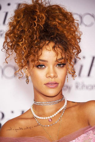 rihanna celebrity hairstyle