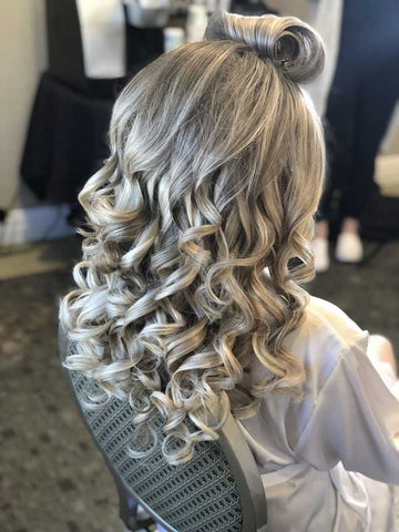 Curly Short Hair with Extensions