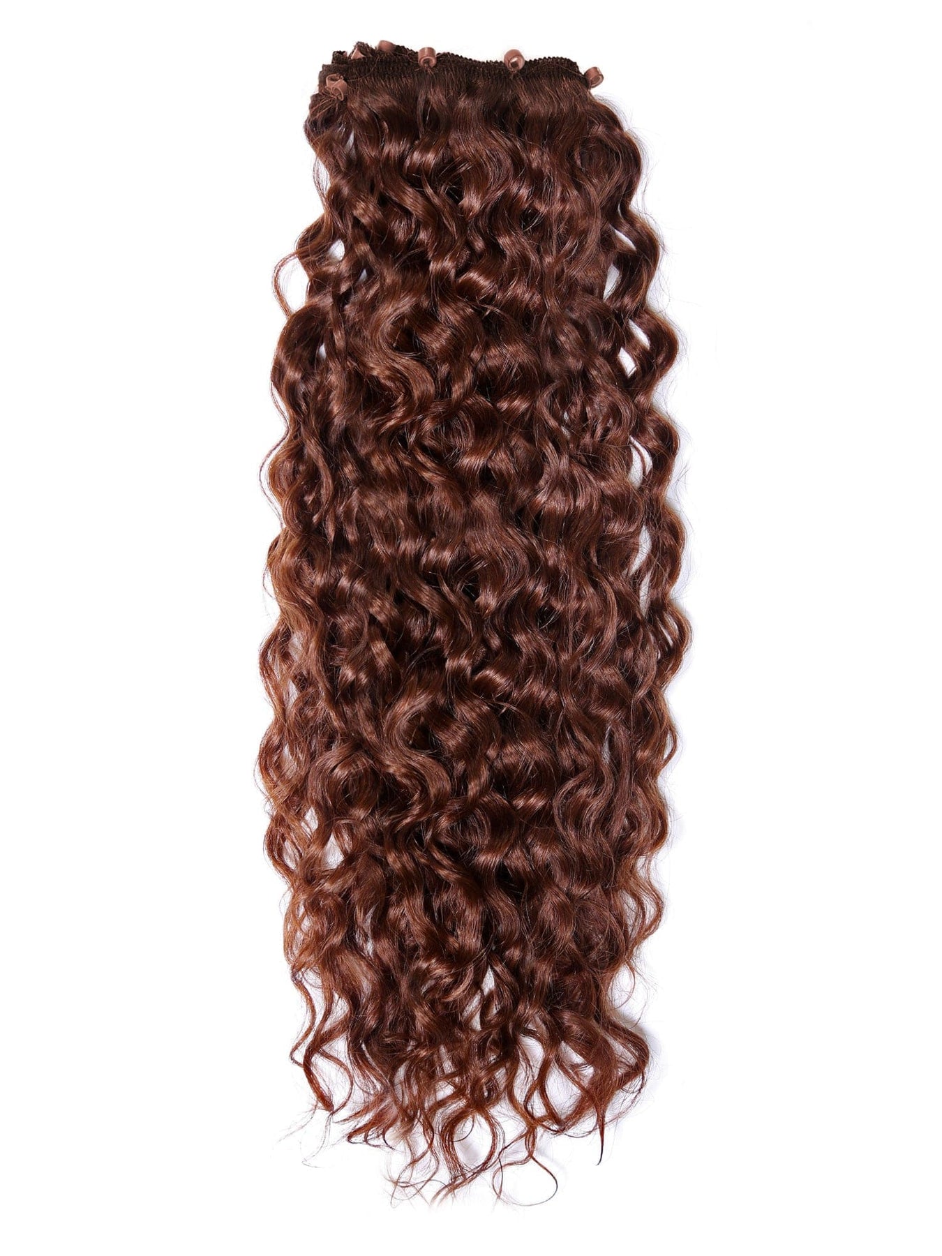 Curly Natural Beaded Weft Rows Micro Bead Hair Extensions Perfect Locks 